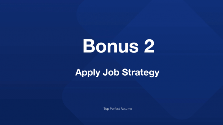 Top Perfect Resume - Bonus 2